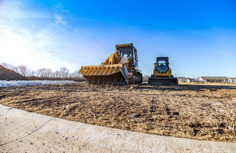 Backhoe Land Clearing