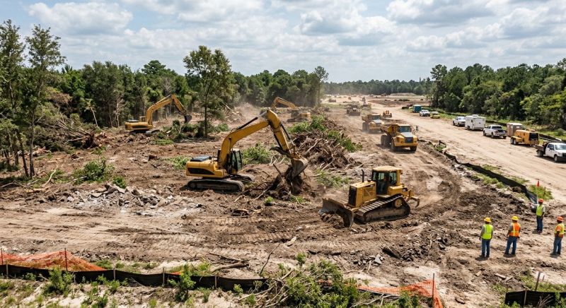 Commercial Site Clearing in Gwinnett County, GA