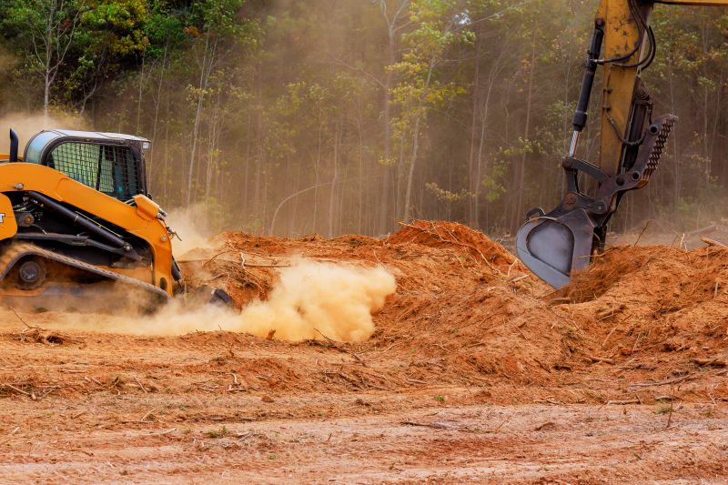 Local Backhoe Land Clearing pros at work
